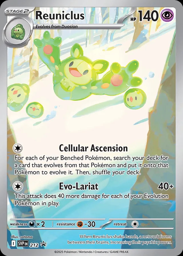 Scarlet & Violet Promo Reuniclus #212